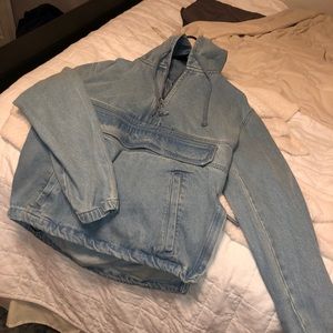 Hooded Jean Pullover!!